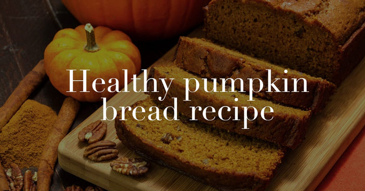 Healthy Pumpkin Bread? Yes, please.  