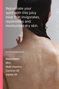 sulfate free body wash watermelon and fresh mint