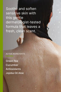 sulfate free body wash green tea