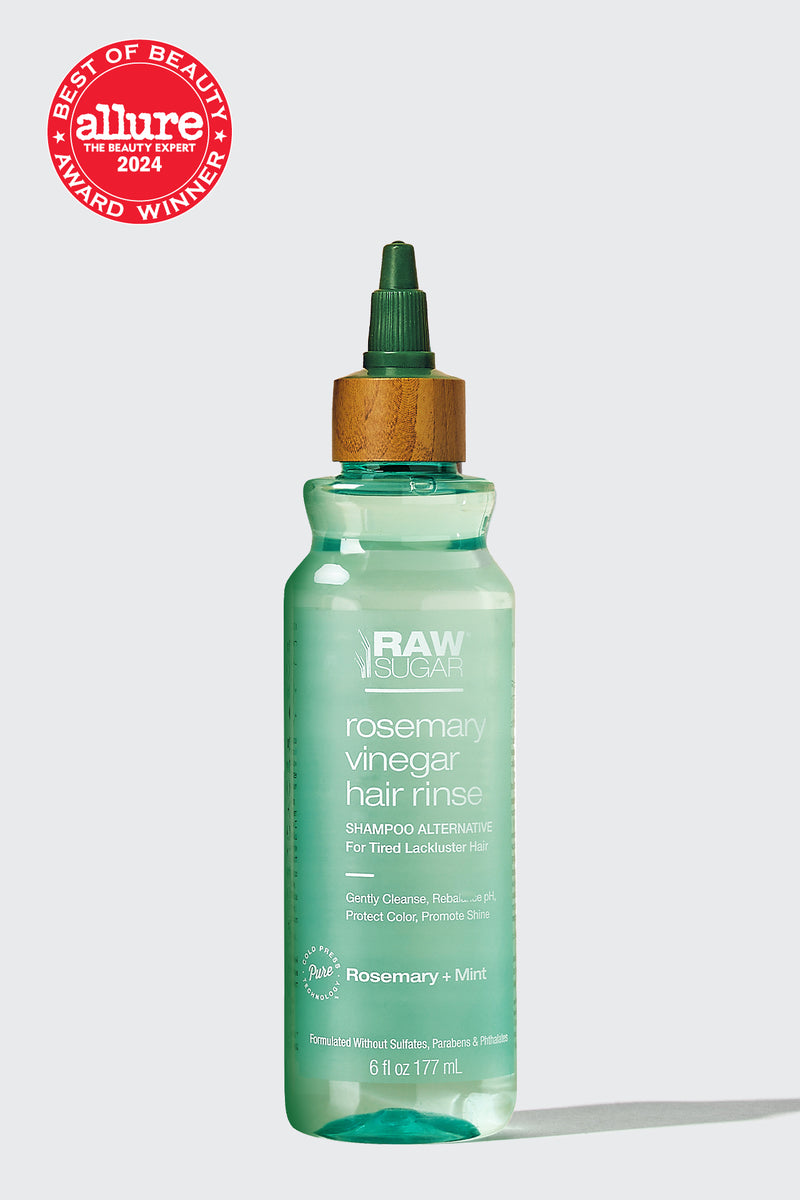 Rosemary Vinegar Hair Rinse - Color-Safe Shampoo Alternative