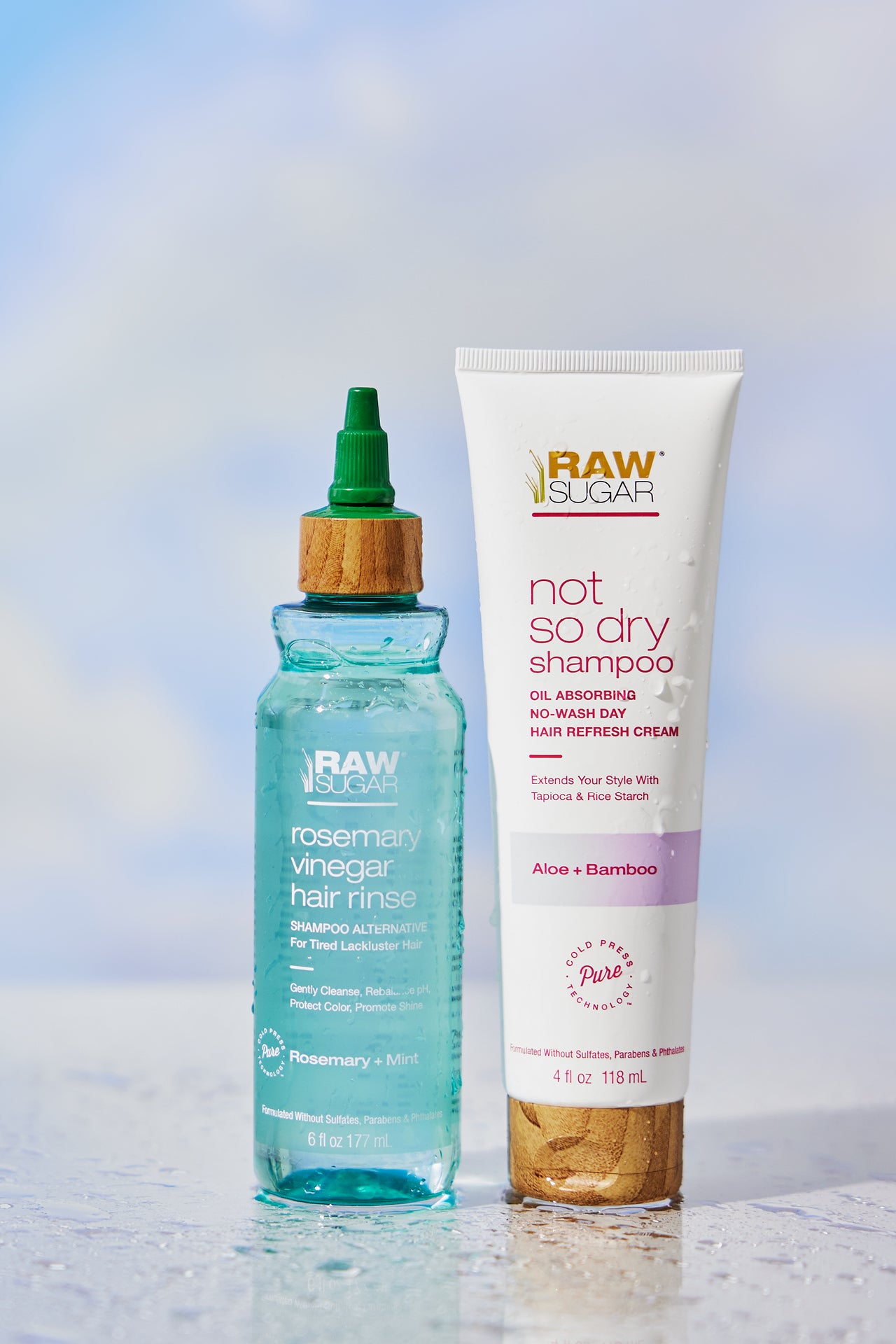 sulfate free hair care vinegar rinse and dry shampoo
