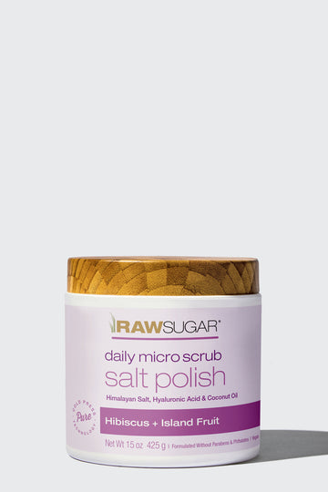 sulfate free hibiscus salt polish