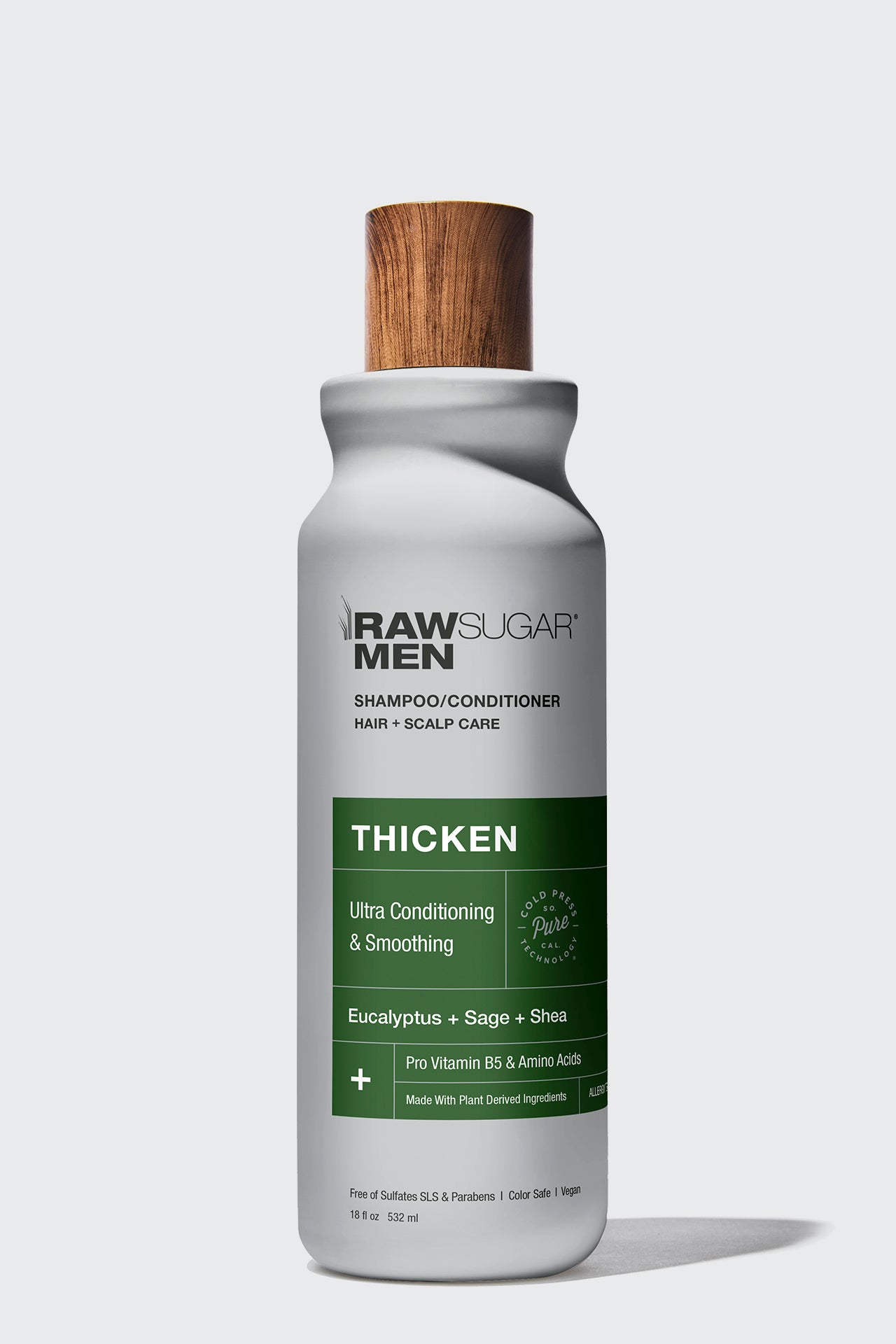 men's sulfate free 2 in 1 shampoo and conditioner thicken