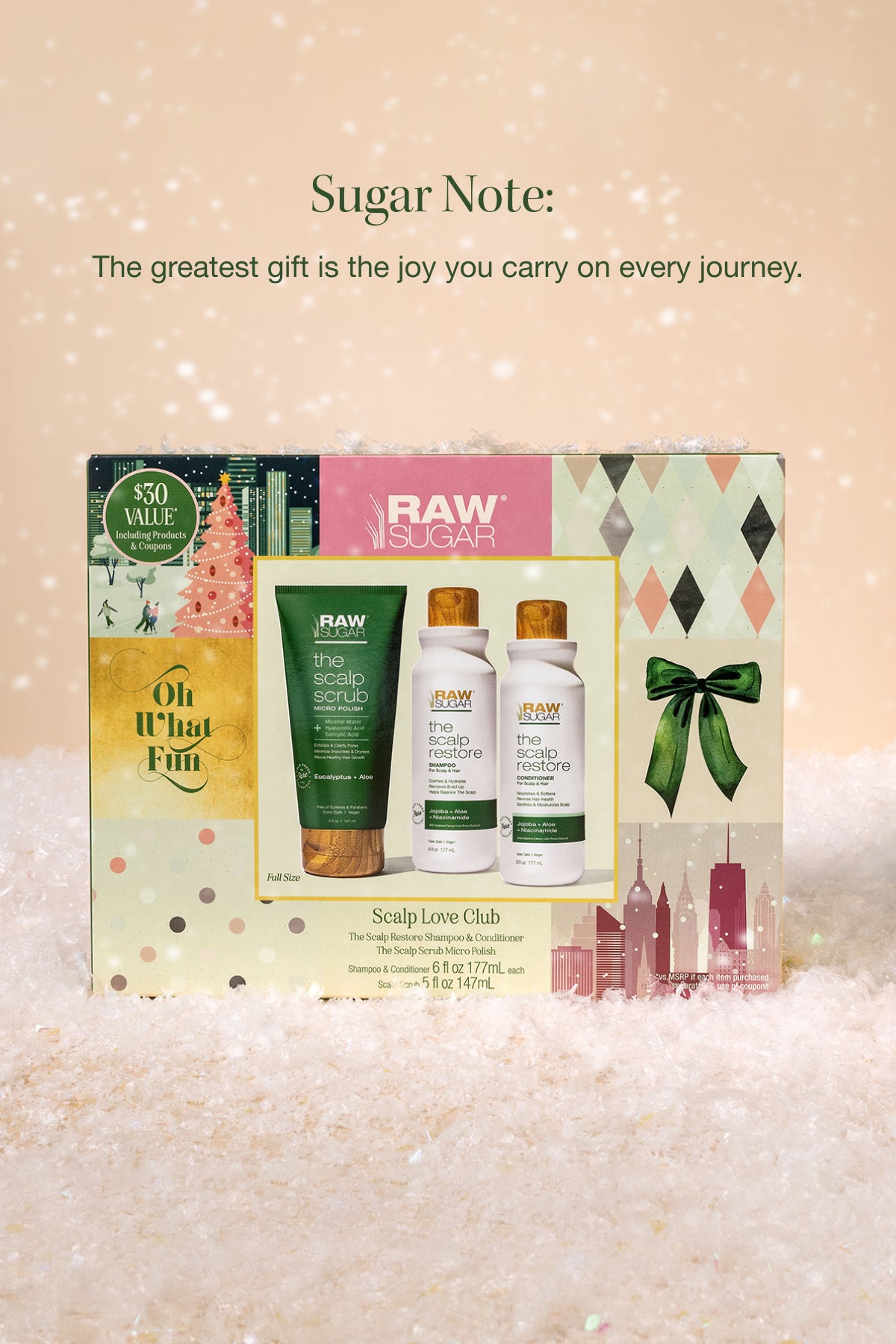sugar note Oh What Fun Scalp Love Kit | 3 Piece Set