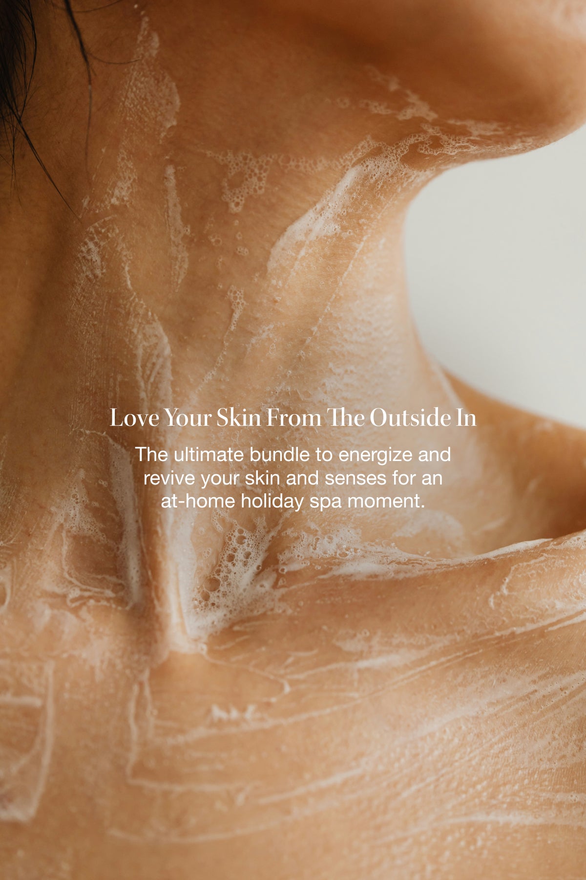 love your skin from the outside in with raw sugar