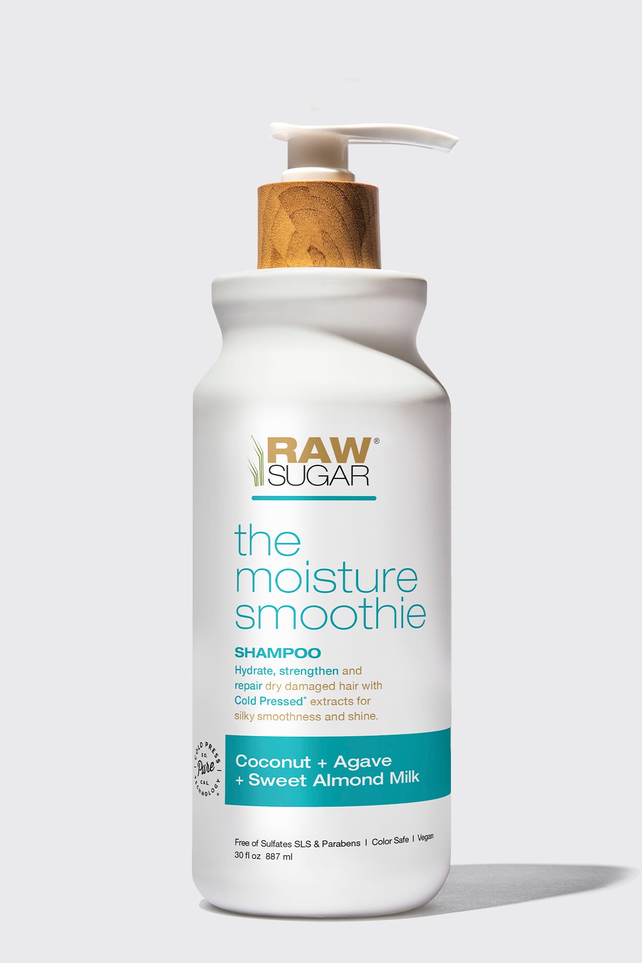 The Moisture Smoothie Shampoo | Coconut + Agave + Sweet Almond Milk – Raw Sugar