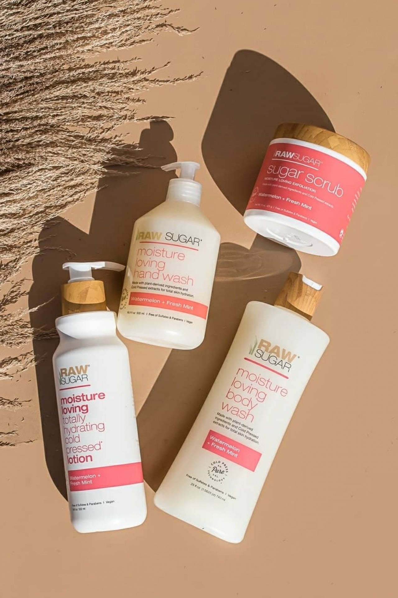 Raw Sugar body products in Watermelon scent