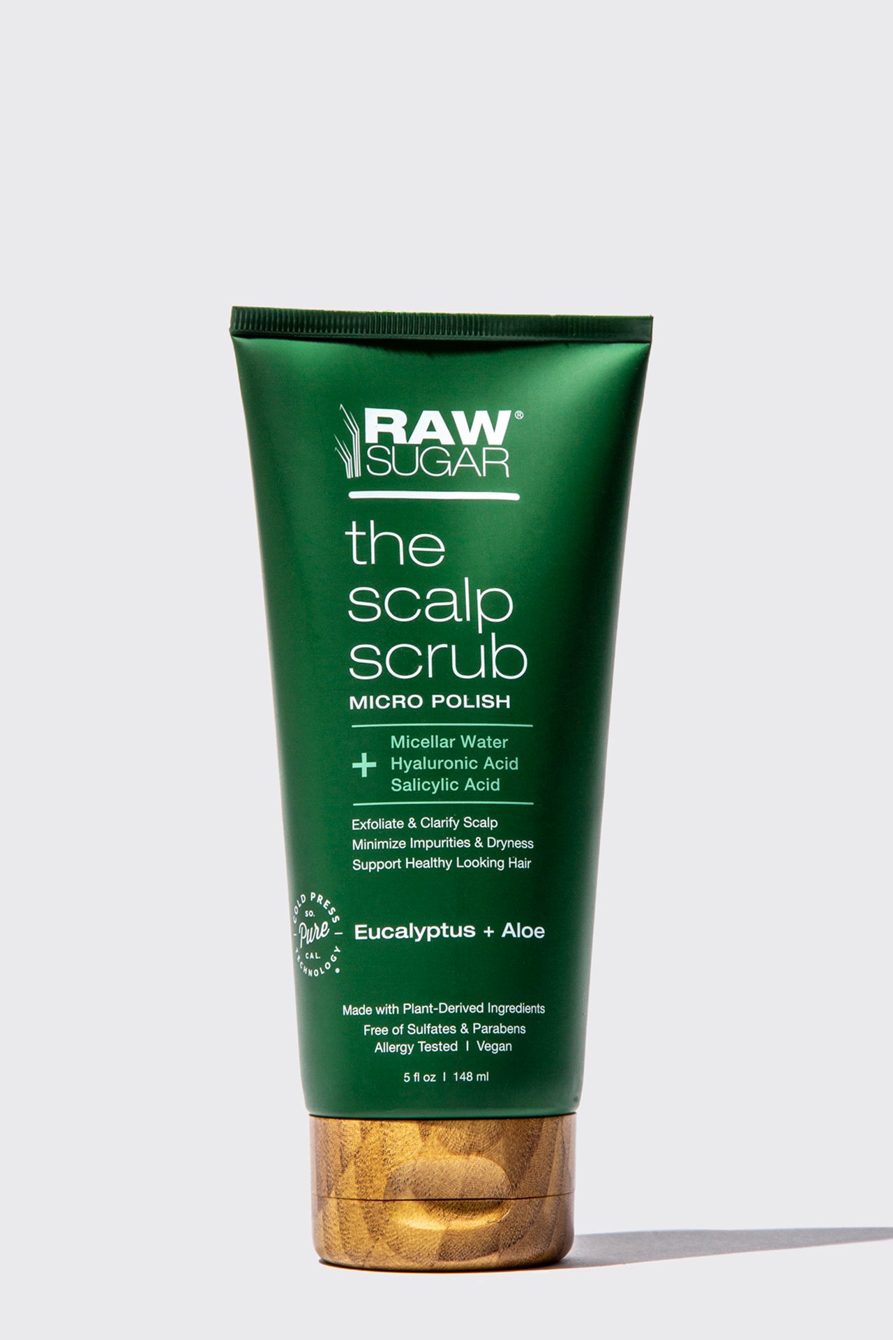 aloe scrubs Raw Sugar Micro Polish Eucalyptus + Aloe Scalp Scrub (5 fl oz)