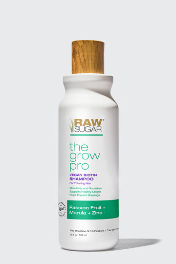 Grow Pro Shampoo Bottle Bamboo Cap