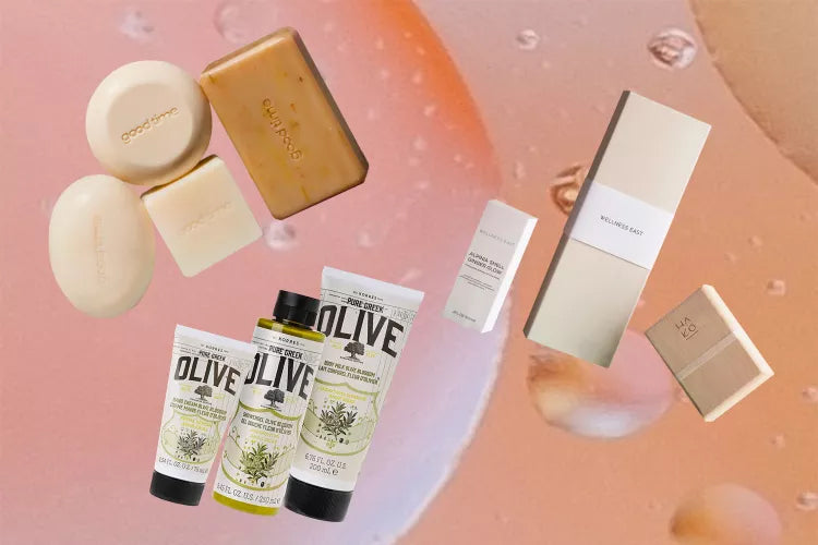 byrdie created image of different personal care products