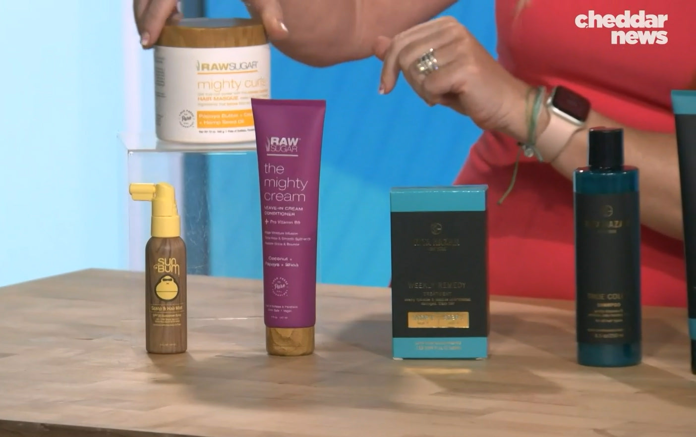 Cheddar News Featuring Raw Sugar Hair Care