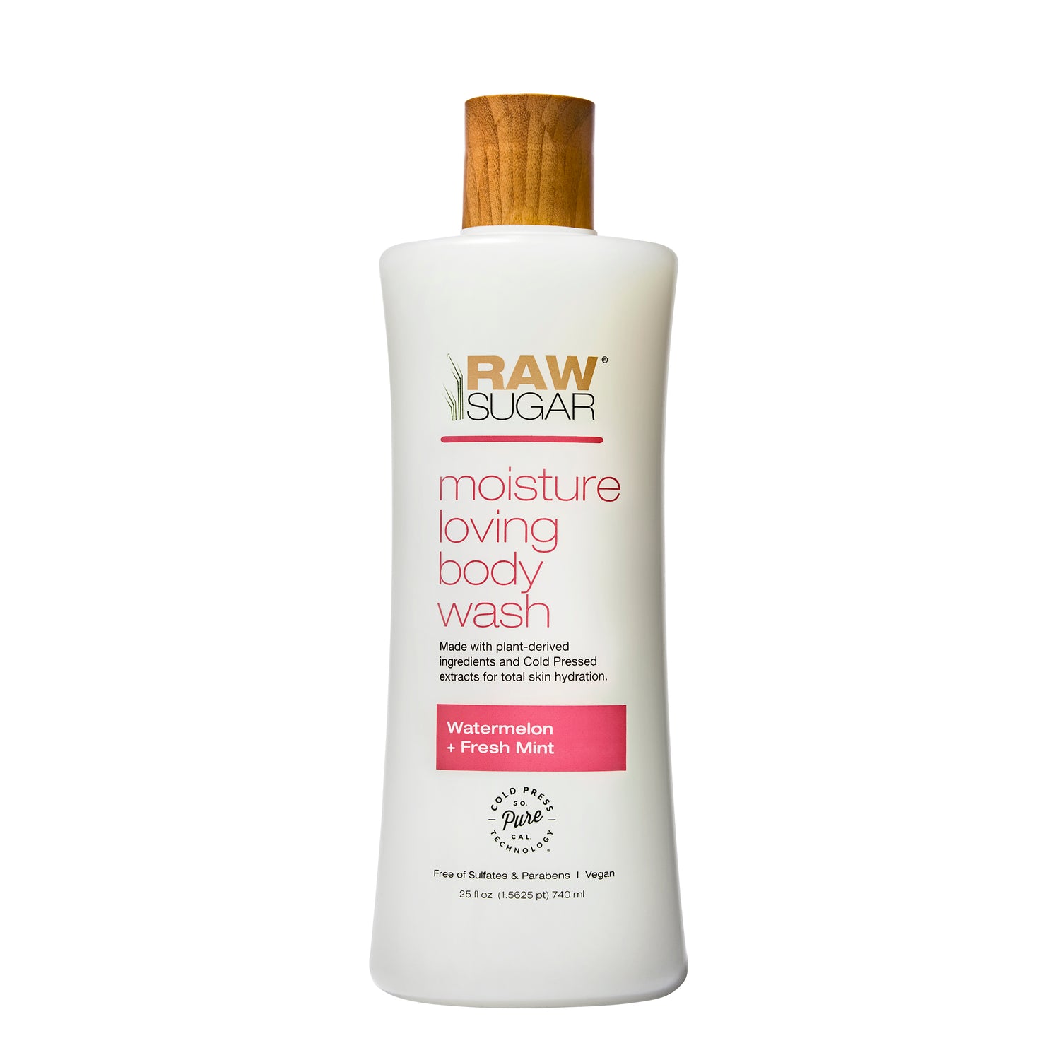 Raw Sugar Moisture Loving Body Wash Watermelon + Fresh Mint