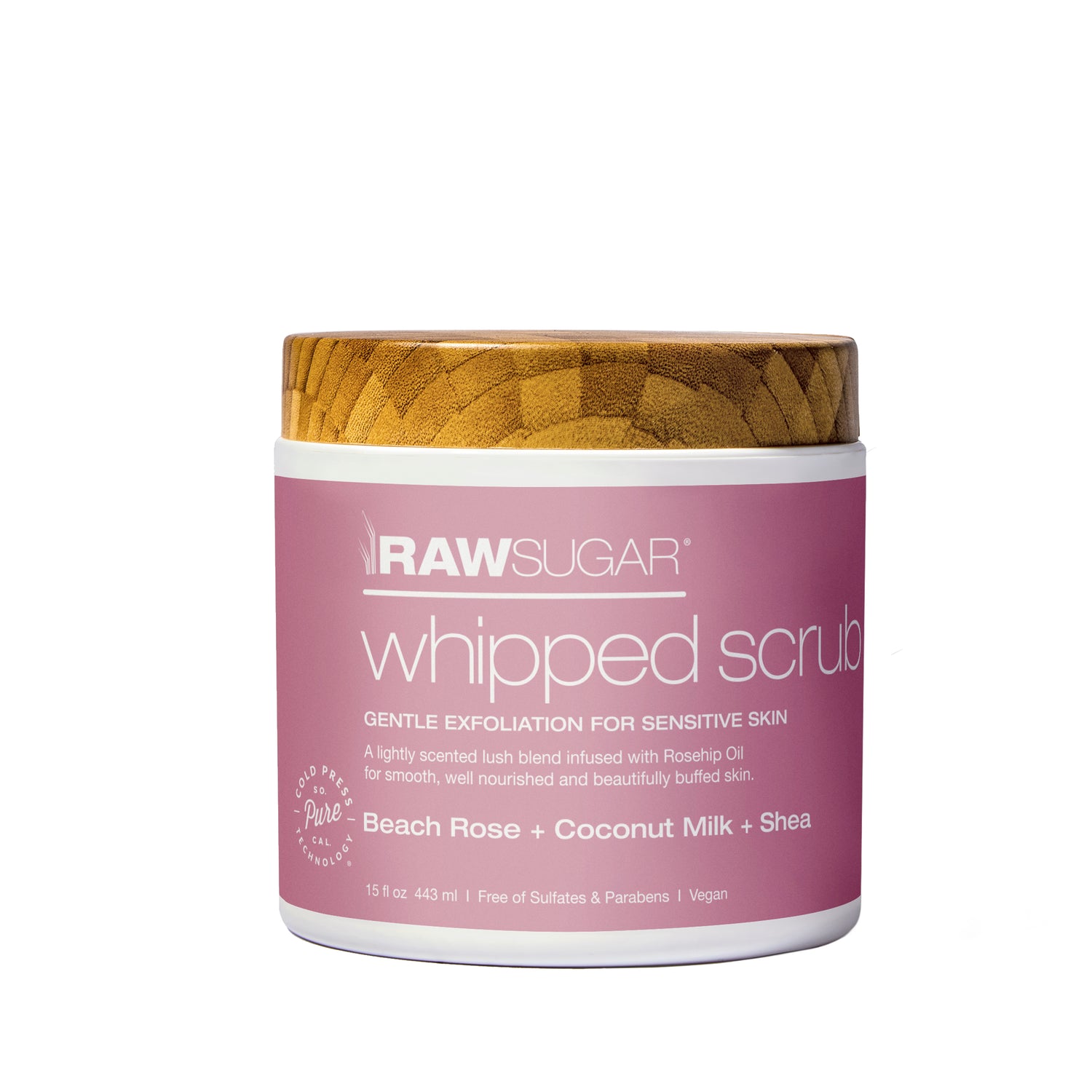 Raw Sugar Whipped Scrub Beach Rose + Coconut Milk + Shea