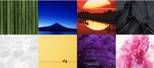 Collage of colors