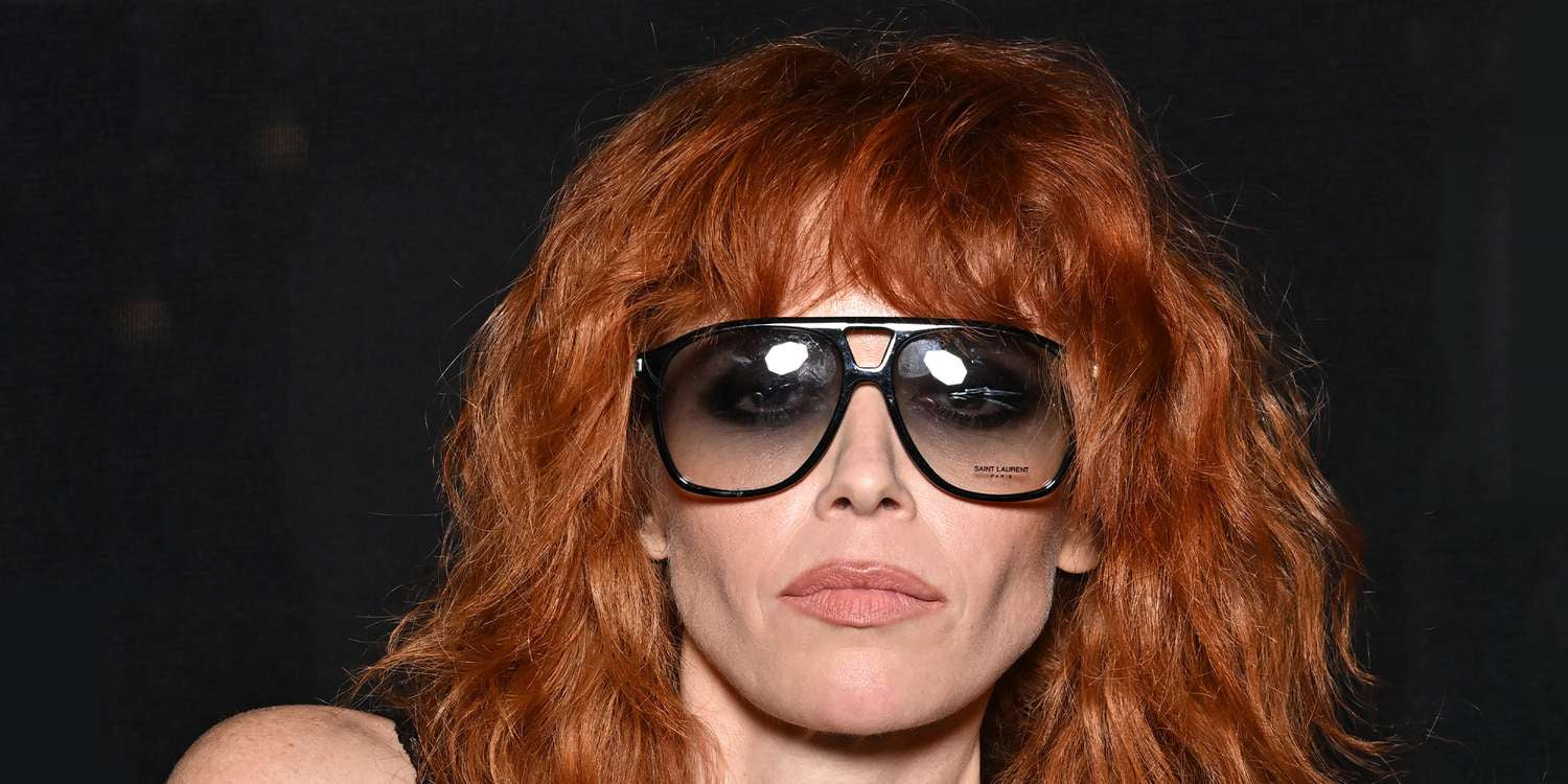 Natasha Lyonne wearing sunglasses with shaggy hair