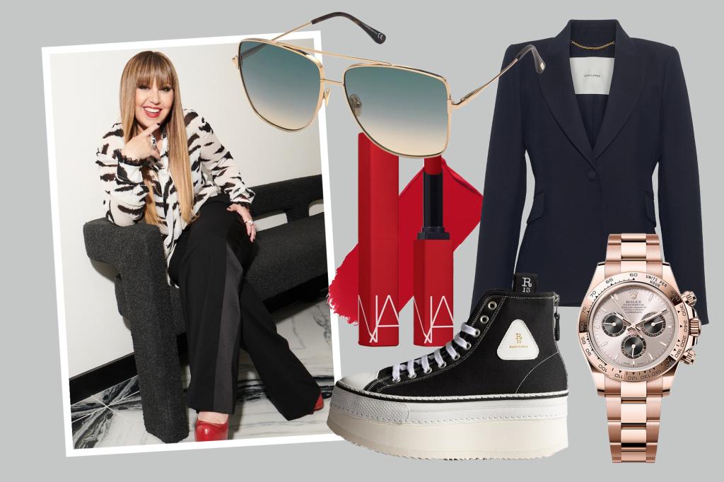 Rita Hazan and products she chose