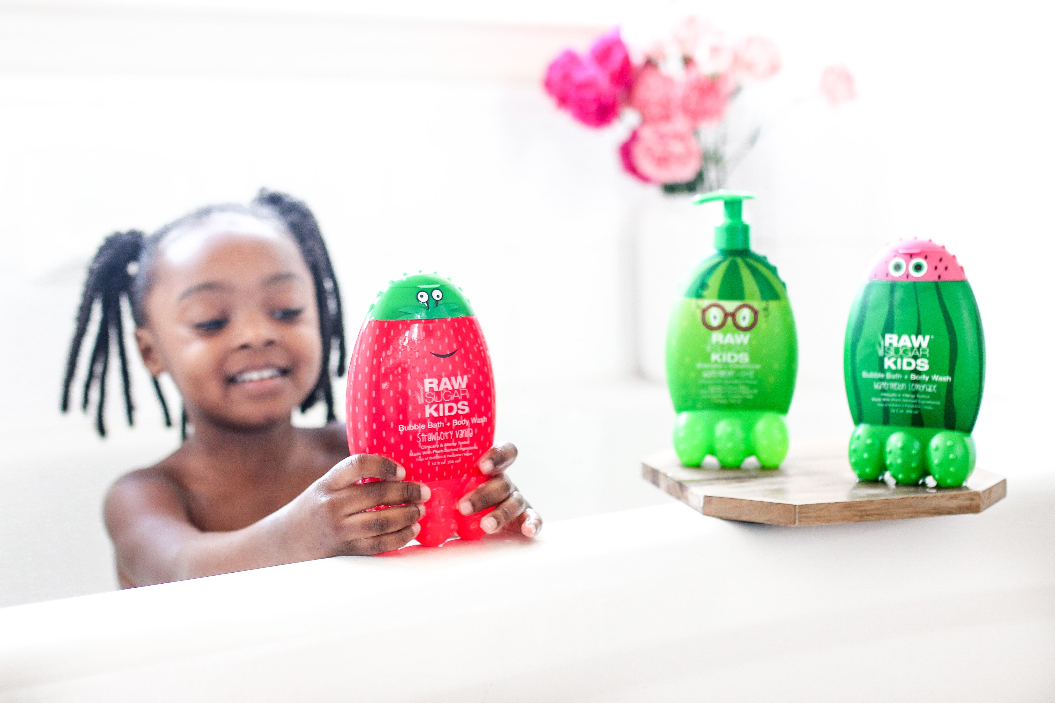 kids bubble bath mustache 