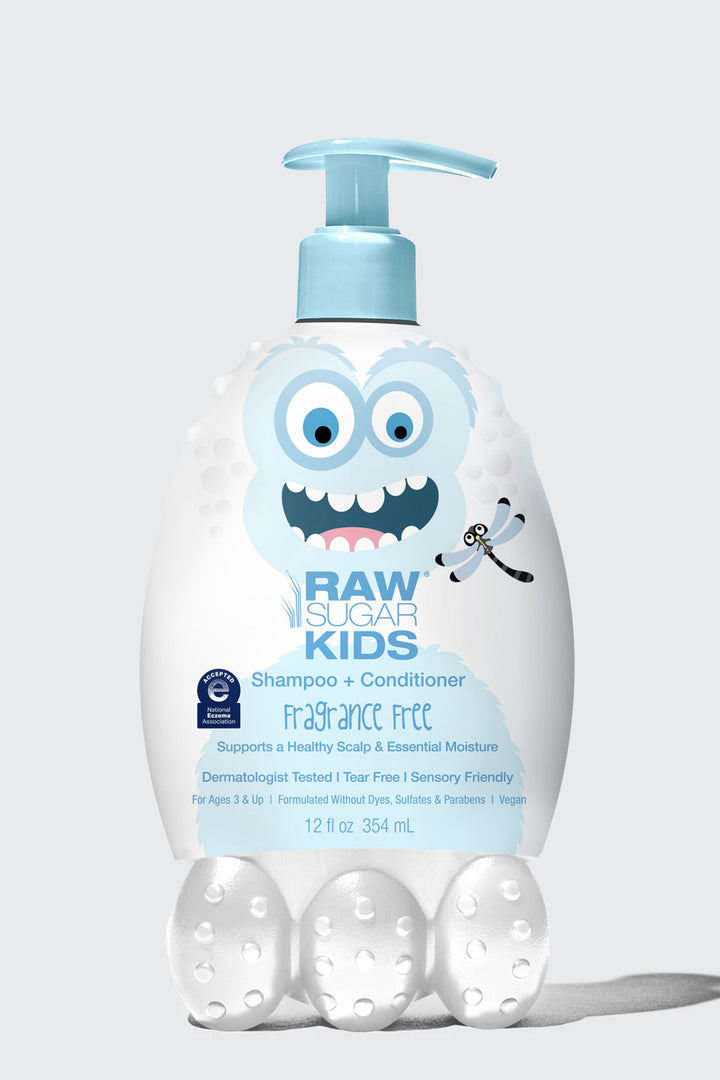 Kids' 2-in-1 Shampoo & Conditioner - Sensitive | Fragrance Free | 12 fl oz