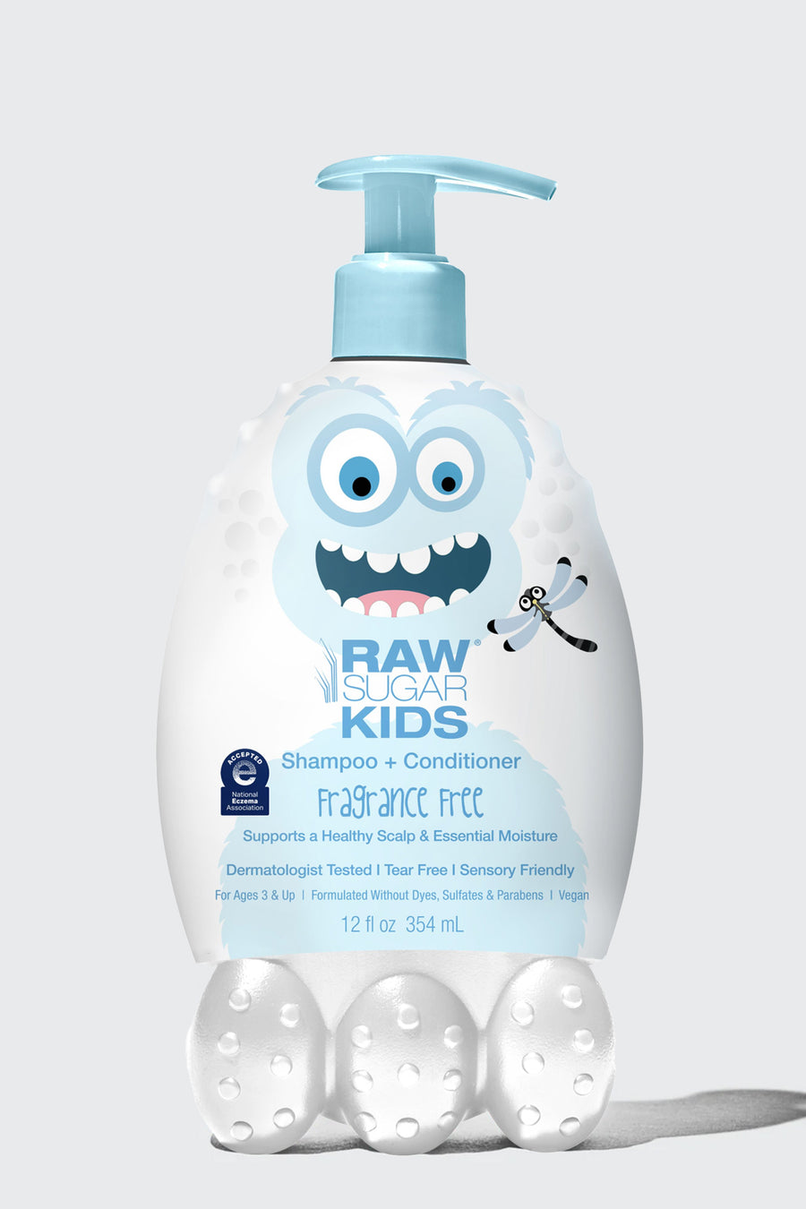 Kids' 2-in-1 Shampoo & Conditioner - Sensitive | Fragrance Free | 12 fl oz