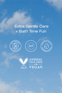 animal test free pcr kids bath product