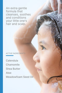 gentle shampoo for kids fragrance free with aloe