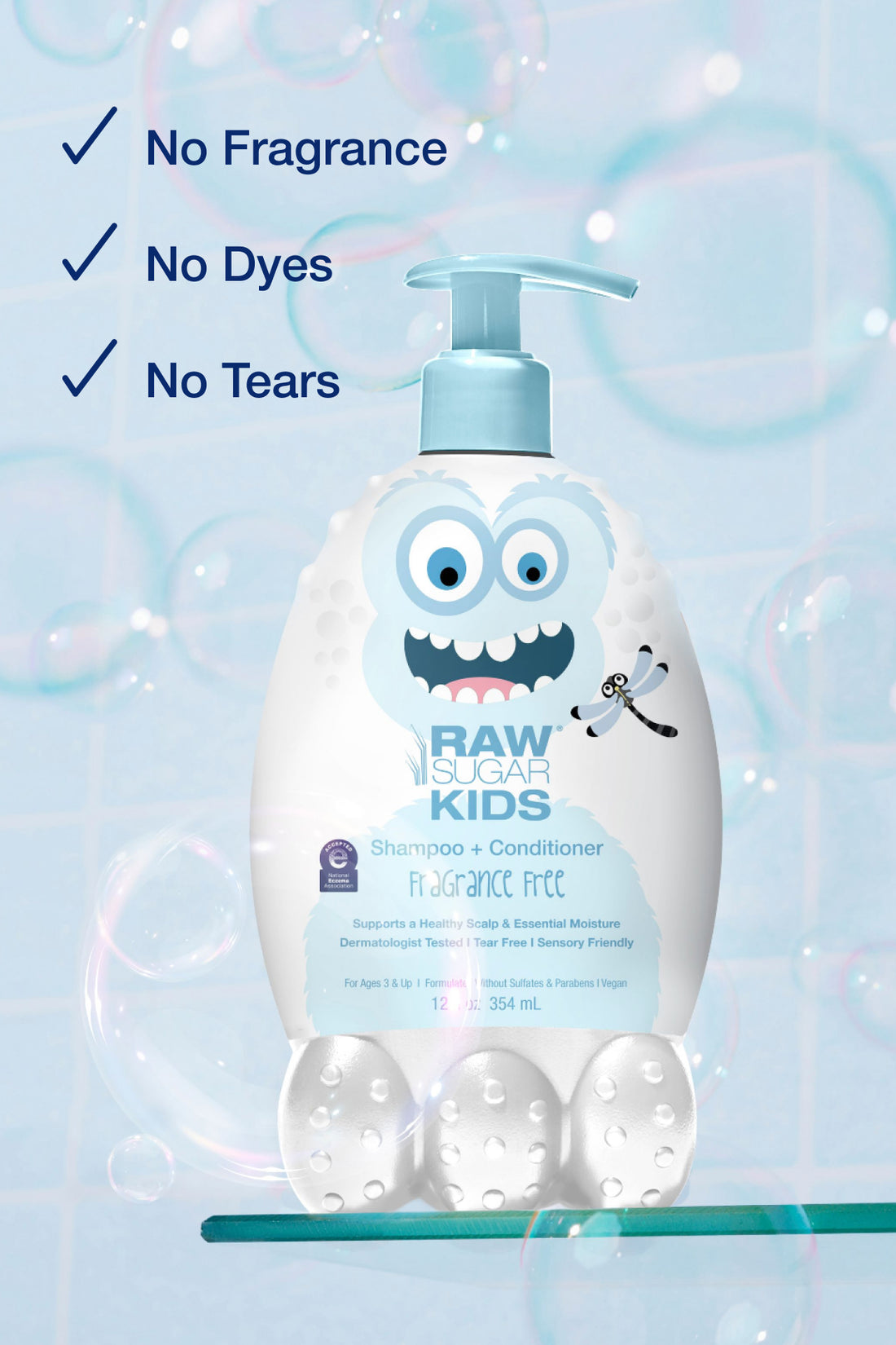 no fragrance no dyes sulfate free kids shampoo