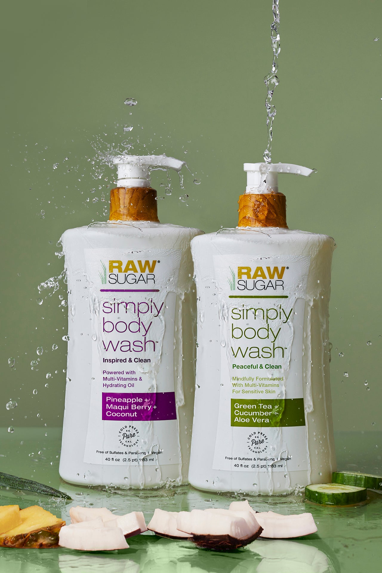 Simply Body Wash | Pineapple + Maqui Berry + Coconut | 40 fl oz