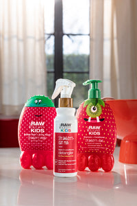 betty image of kids clean personal care products with strawberry