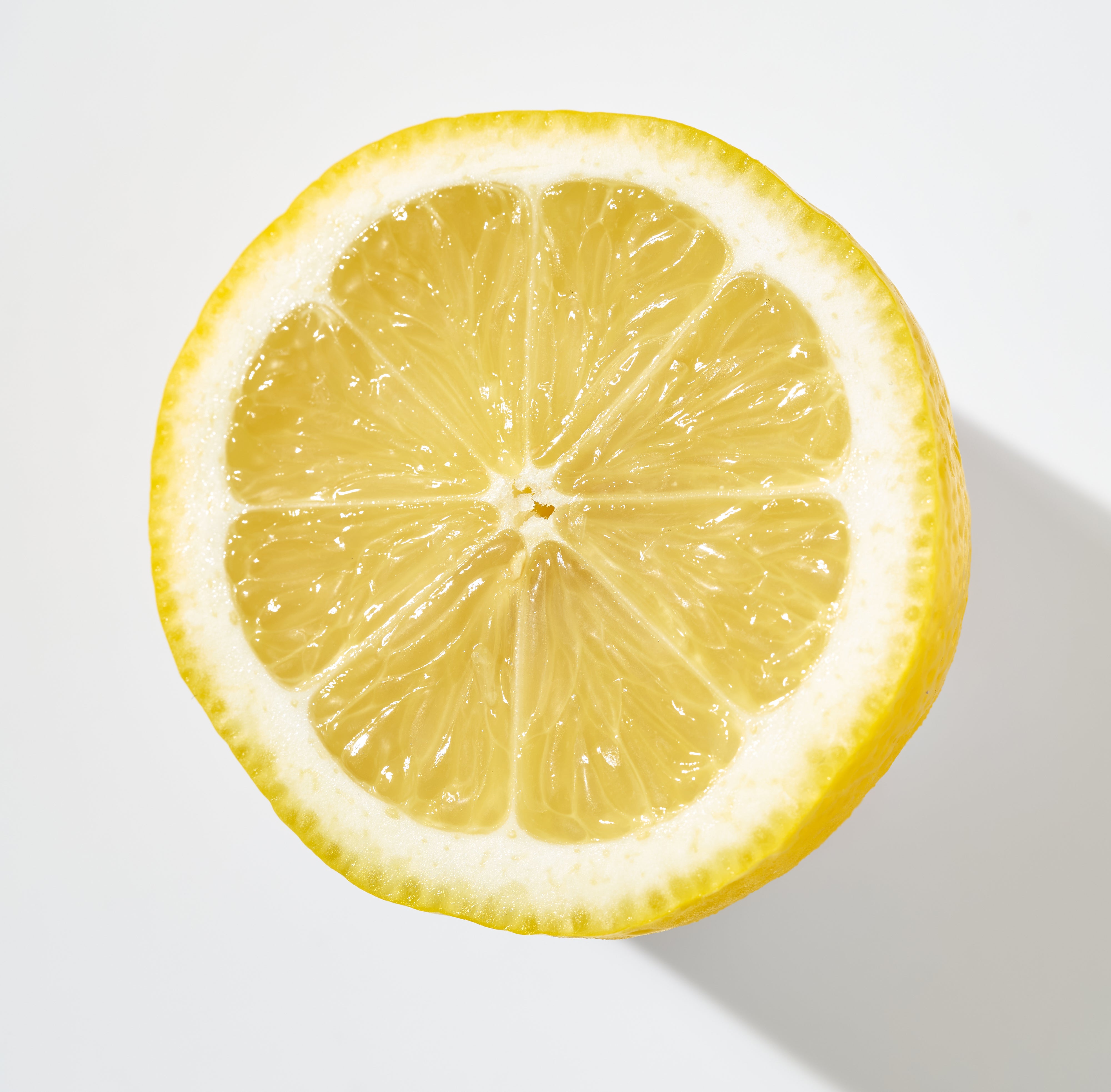 half of lemon