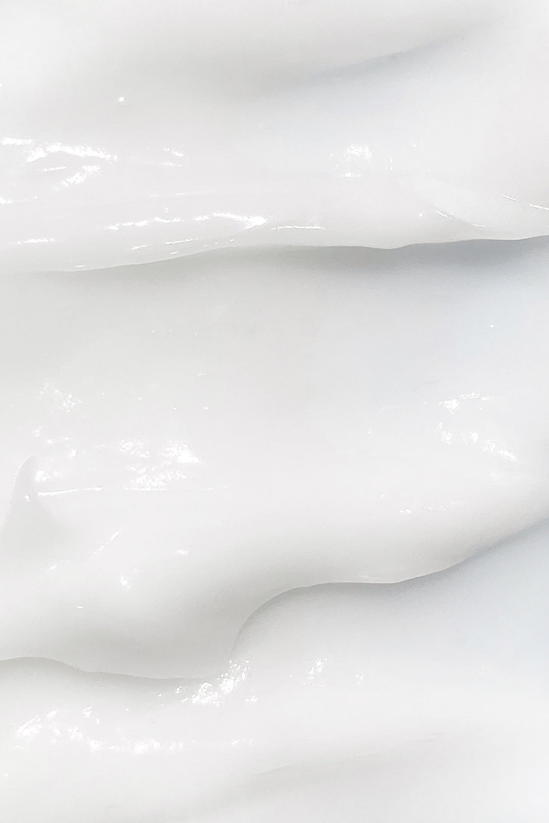 white goop image, layers of conditioner