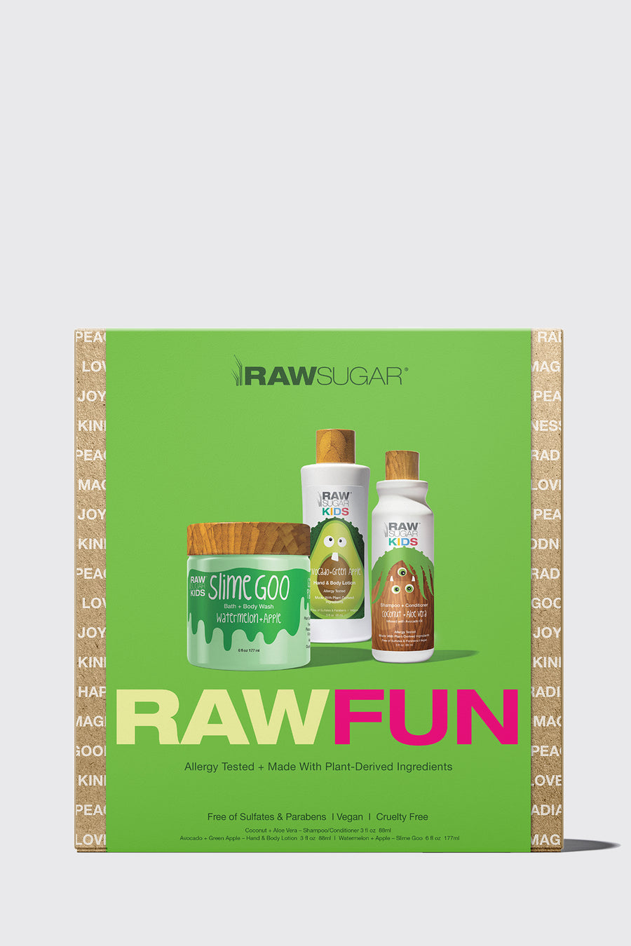 raw fun kids' gift box slime goo and minis
