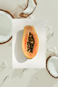 ingredient coconut and papaya