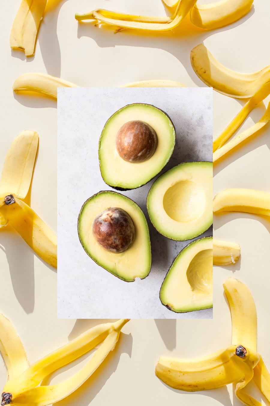 ingredient avocado and banana