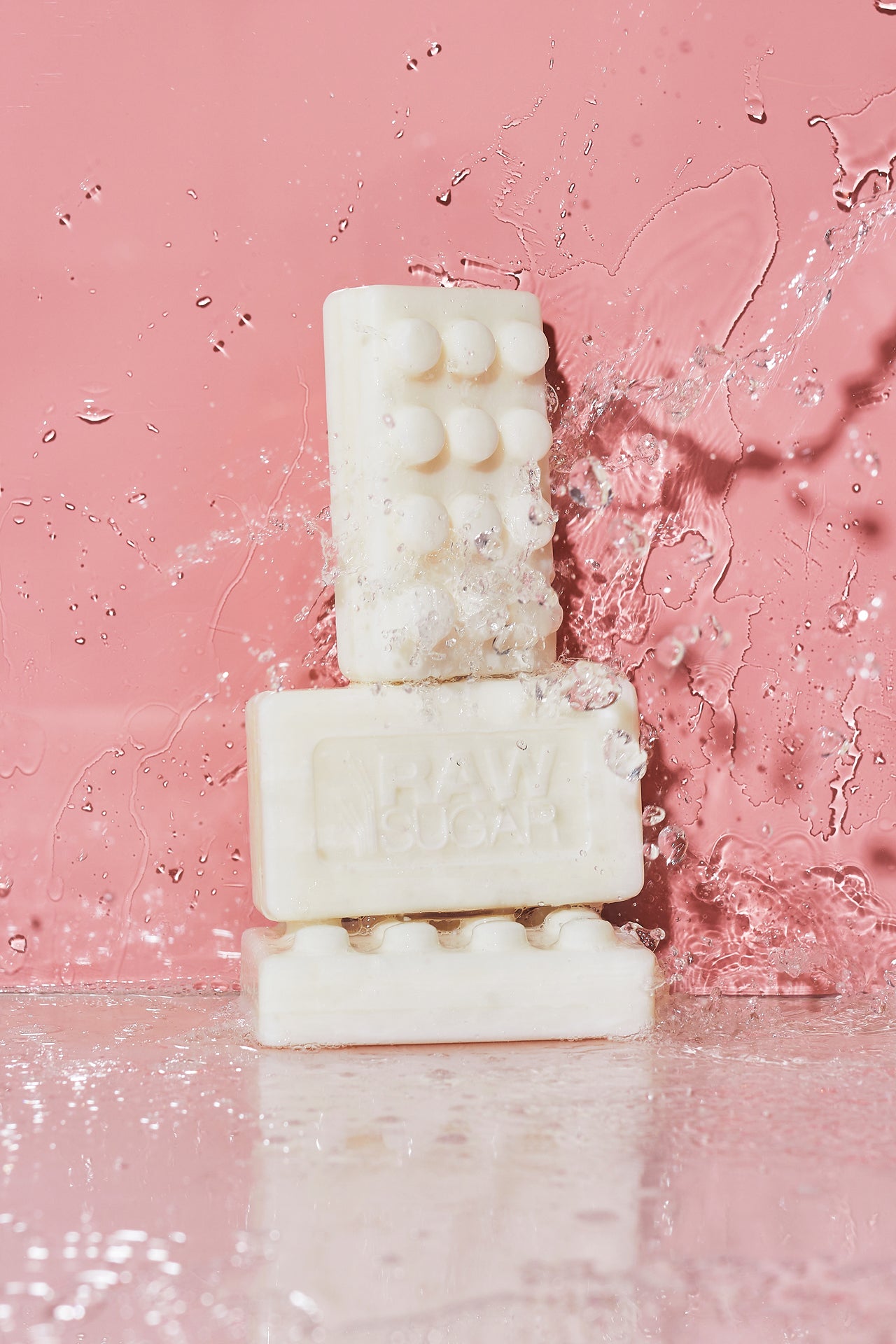 bar soaps getting splashed with water