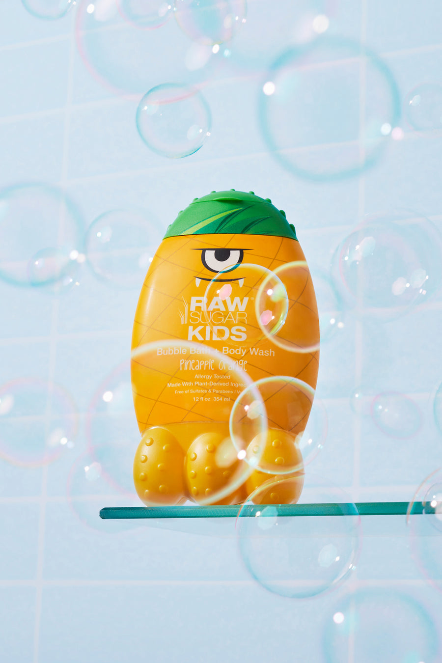 Kids' 2-in-1 Bubble Bath + Body Wash | Pineapple Orange | 12 oz