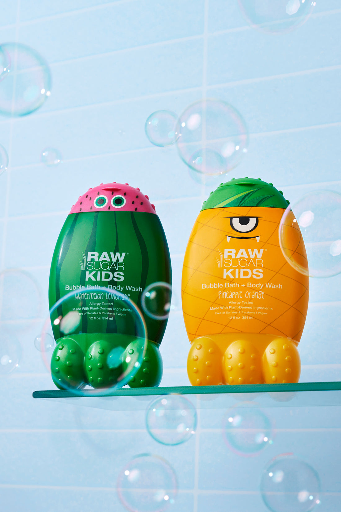Kids' 2-in-1 Bubble Bath + Body Wash | Pineapple Orange | 12 fl oz