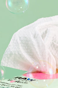 up close image of pet wipe for clean paws