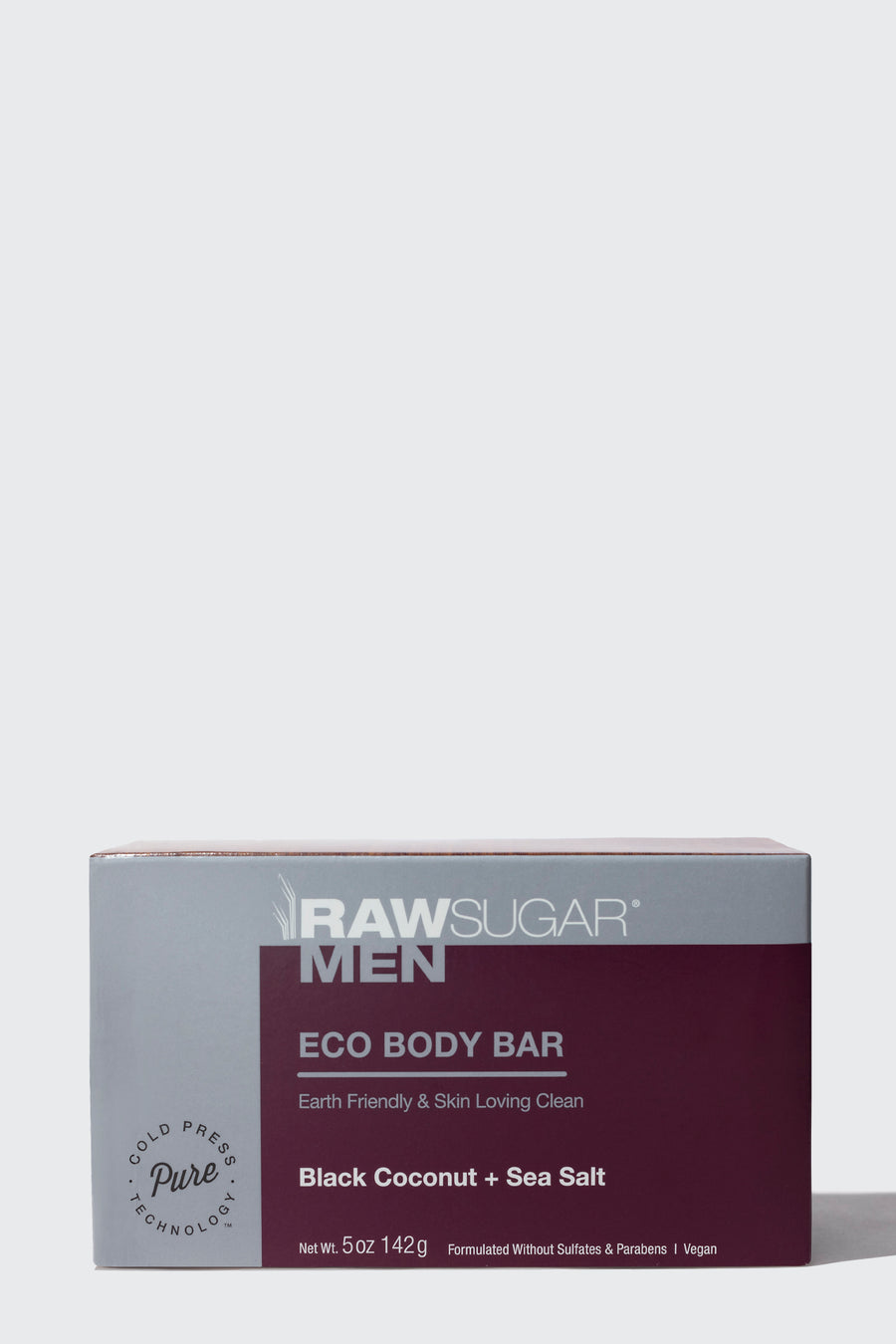 eco body bar soap men's black coconut