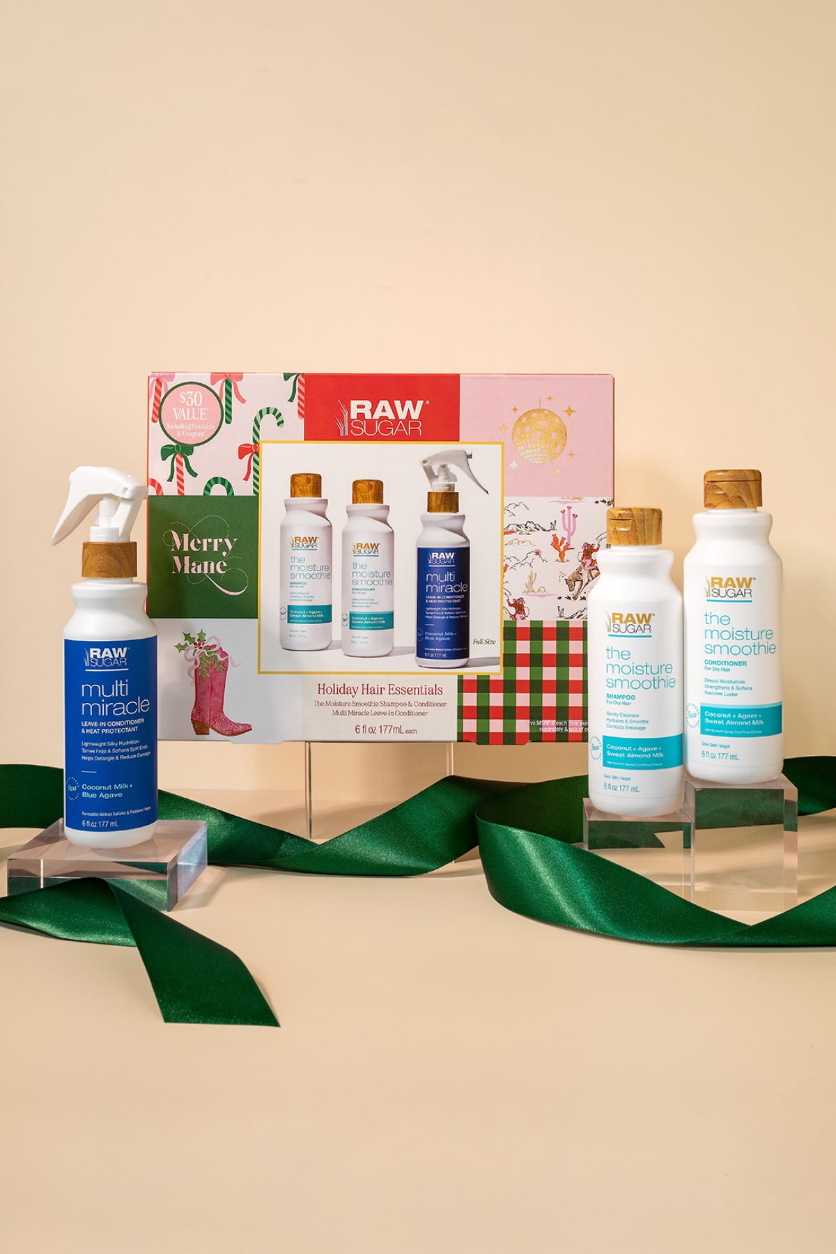 Merry Mane Essentials Kit | 3 Piece Set hair holiday gift