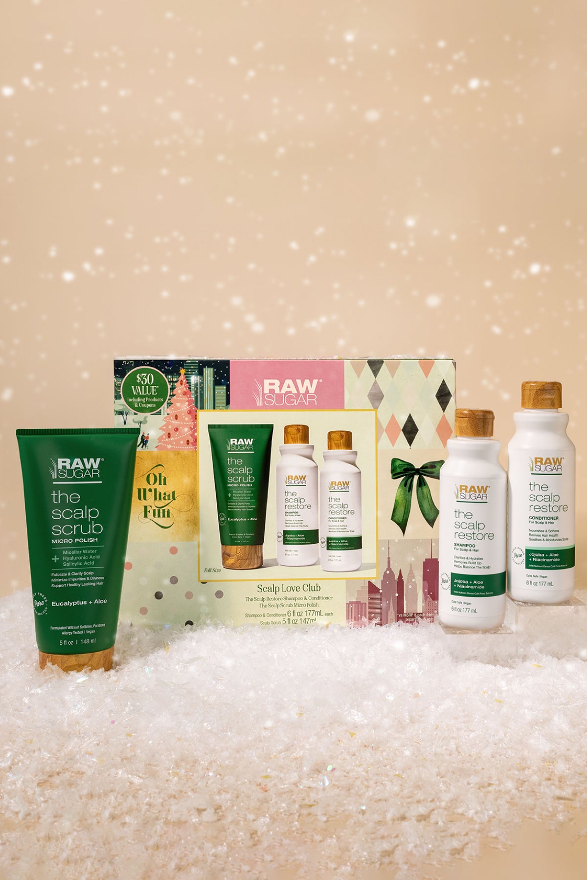 Oh What Fun Scalp Love Kit | 3 Piece Set holiday kit