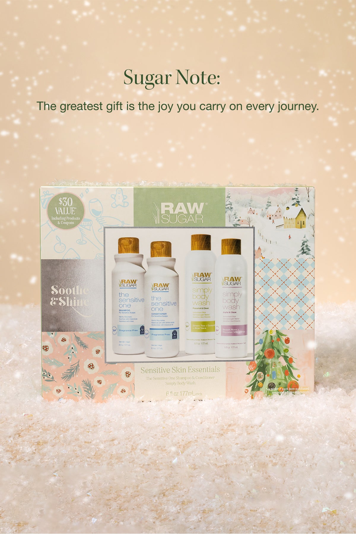 Soothe & Shine Sensitive Skin Essentials Kit | 4 Piece Set