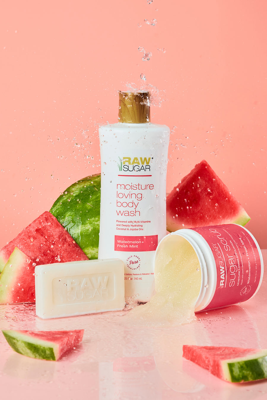 Moisture Loving Body Wash | Watermelon + Fresh Mint | 25 fl oz