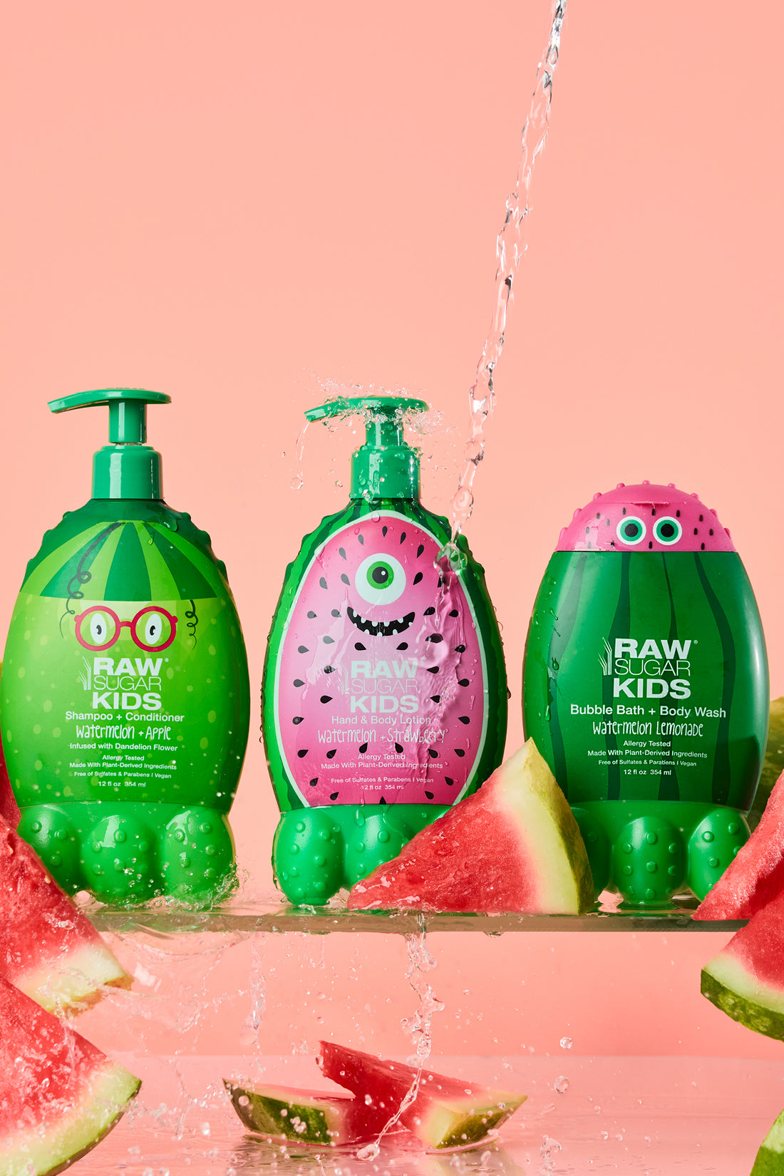 Kids' 2-in-1 Bubble Bath + Body Wash | Watermelon Lemonade | 12 fl oz