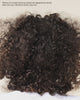 before and after using Mighty Curl, designed to help nourish hair with clean ingredients.