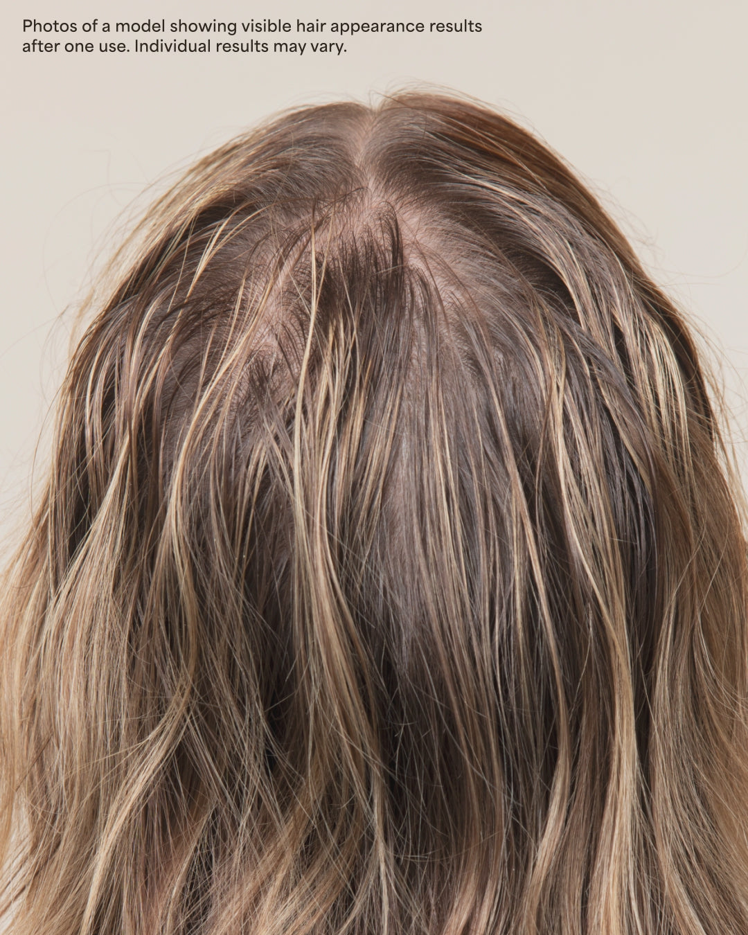 before and after of Oil Remedy Shampoo designed to help balance hair with clean ingredients.