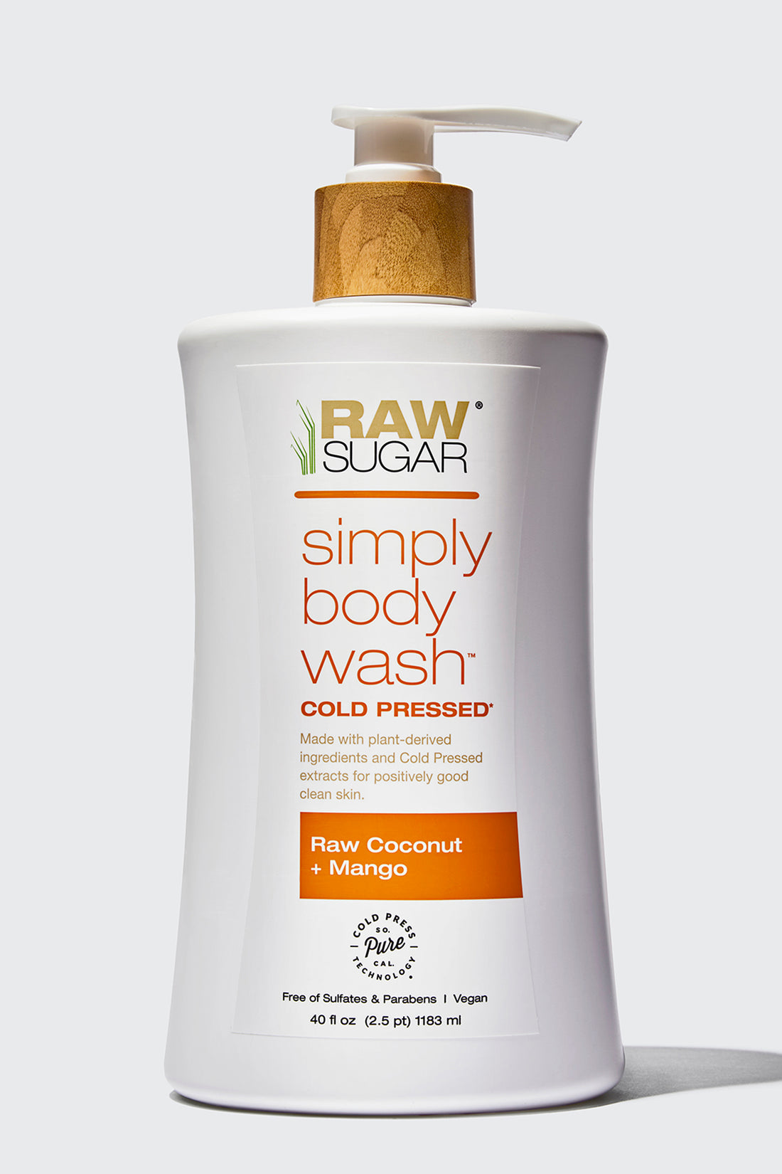 Simply Body Wash 40 oz | Raw Coconut + Mango