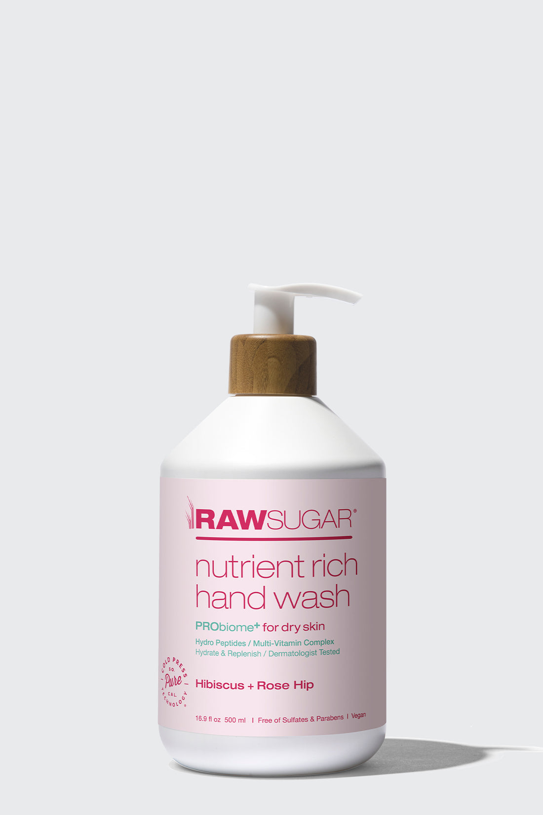 Nutrient Rich Hand Wash Hibiscus + Rose Hip Bottle
