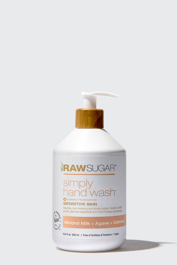 Simply Hand Wash for Sensitive Skin 16.9 oz | Almond Milk + Agave + Oatmeal