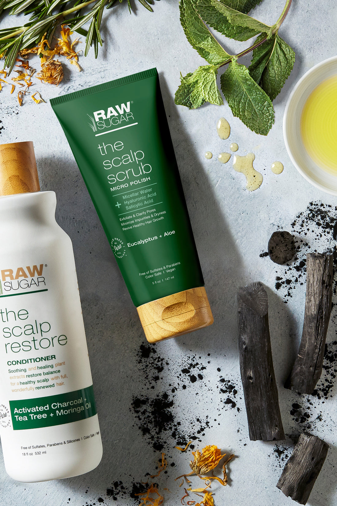 Spectacular Raw Sugar Pure Scalp Therapy Artwork in 4K Spectacular Raw Sugar Pure Scalp Therapy Artwork in 4K