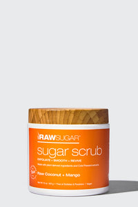 Sugar Scrub 15 oz | Raw Coconut + Mango